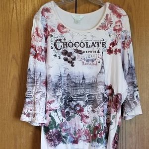 CJ Banks 2x pink top